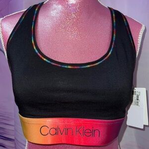 calvin klein rainbow pride sports bra